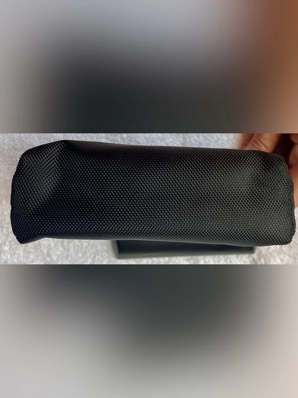 Tumi Black Texture Nylon Men's Toiletry Kit exclusive 1st class passenger Delta